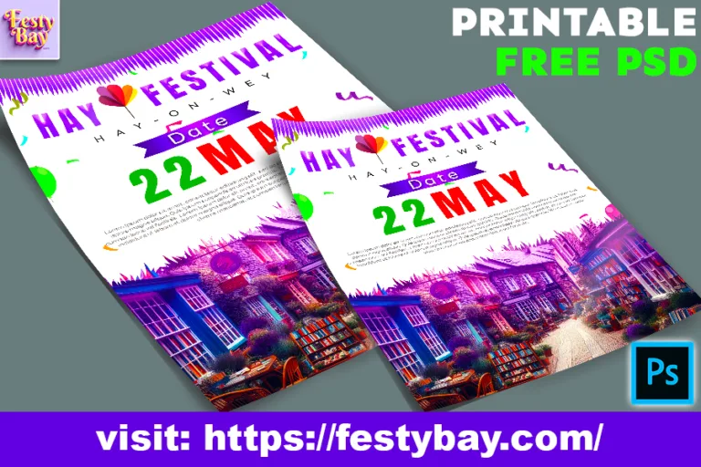 Poster design Hay Festival 2025