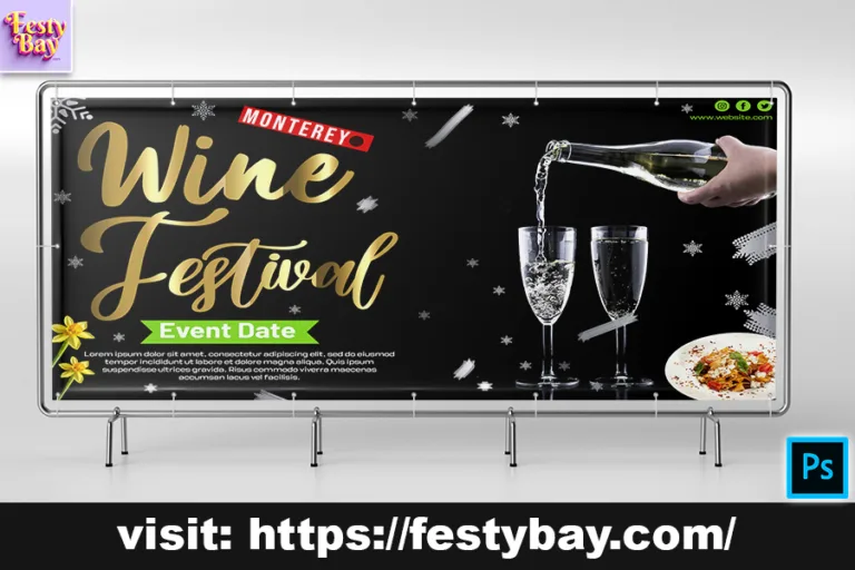 Download free banner design Monterey Wine & Food Festival 2024