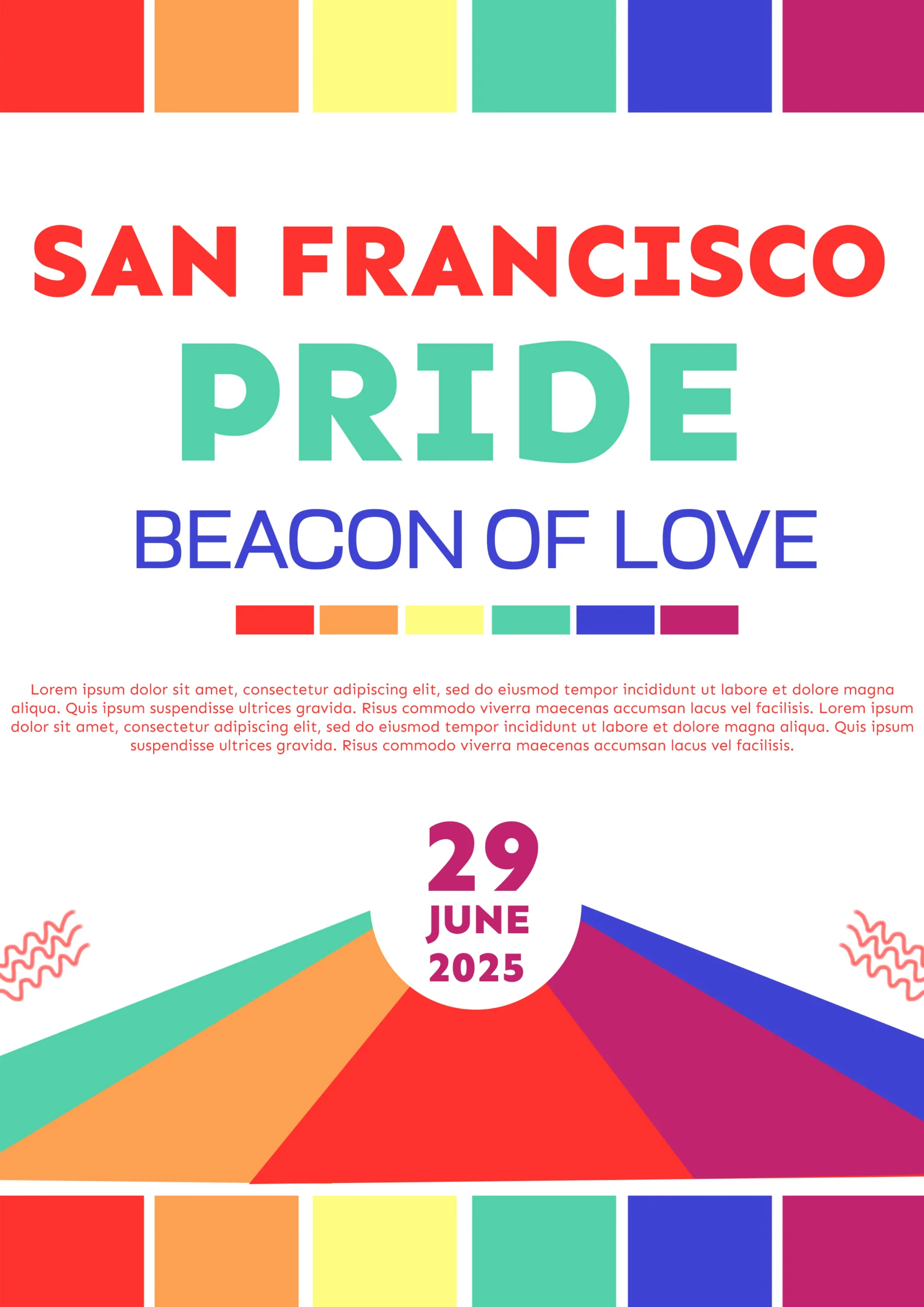 download San Francisco Pride free PSD poster