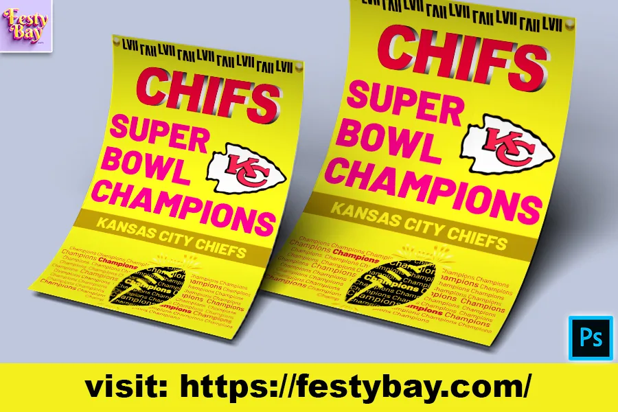 PSD poster design for chiefs parade