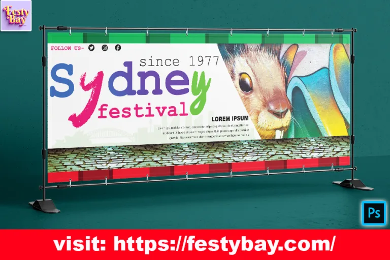 Free PSD Template for Sydney Festival Enthusiasts