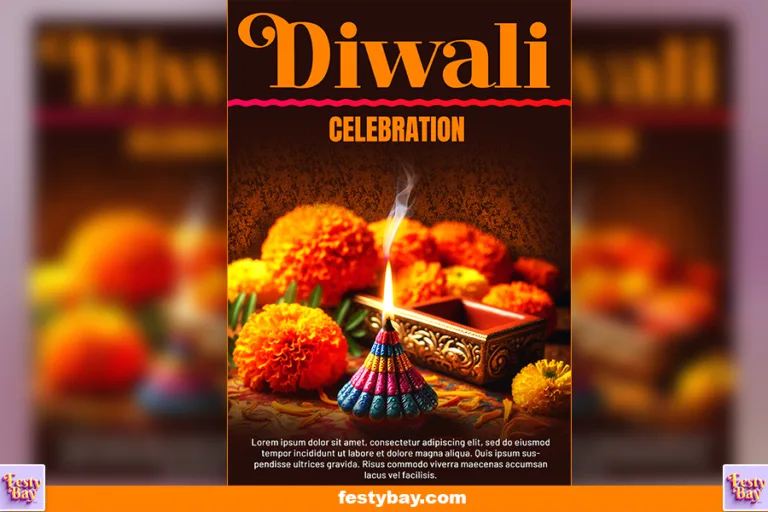 free PSD Diwali Poster Design