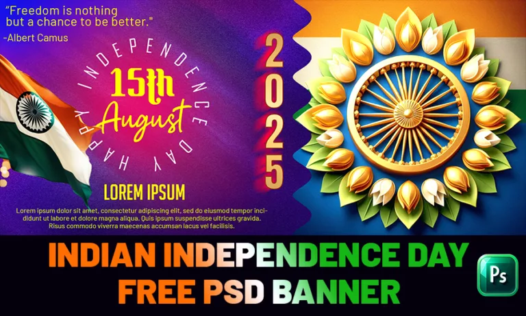 15 Aug 2025 PSD banner design