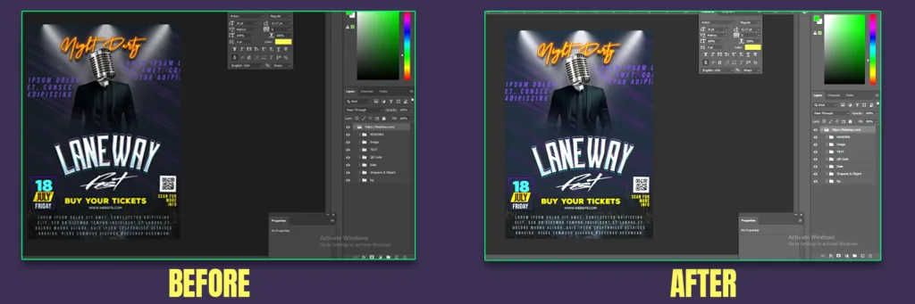 Preview laneway festival poster final touch