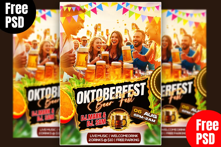 Oktoberfest 2025 poster design thumbnail