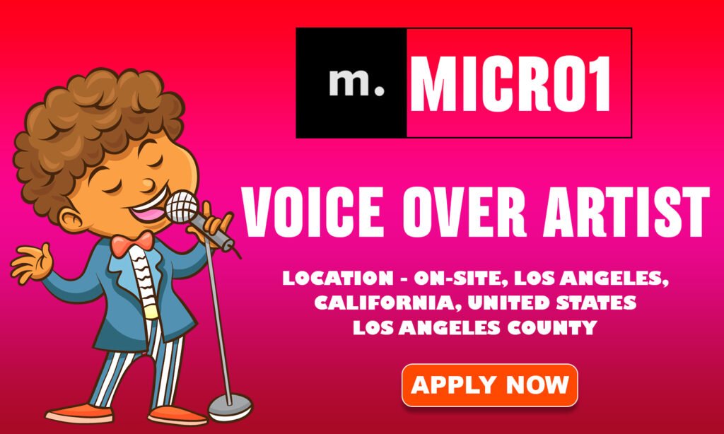 Micro1 Voice over artist festybay