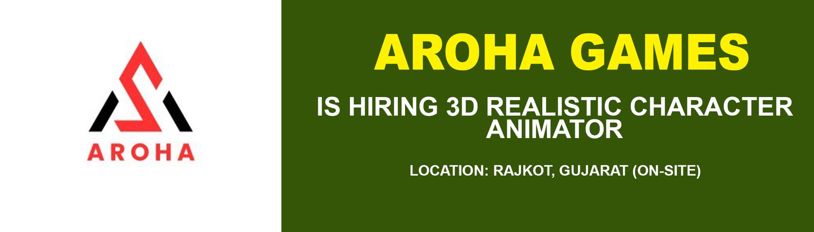 Animation jobs gujarat_Aroha Games