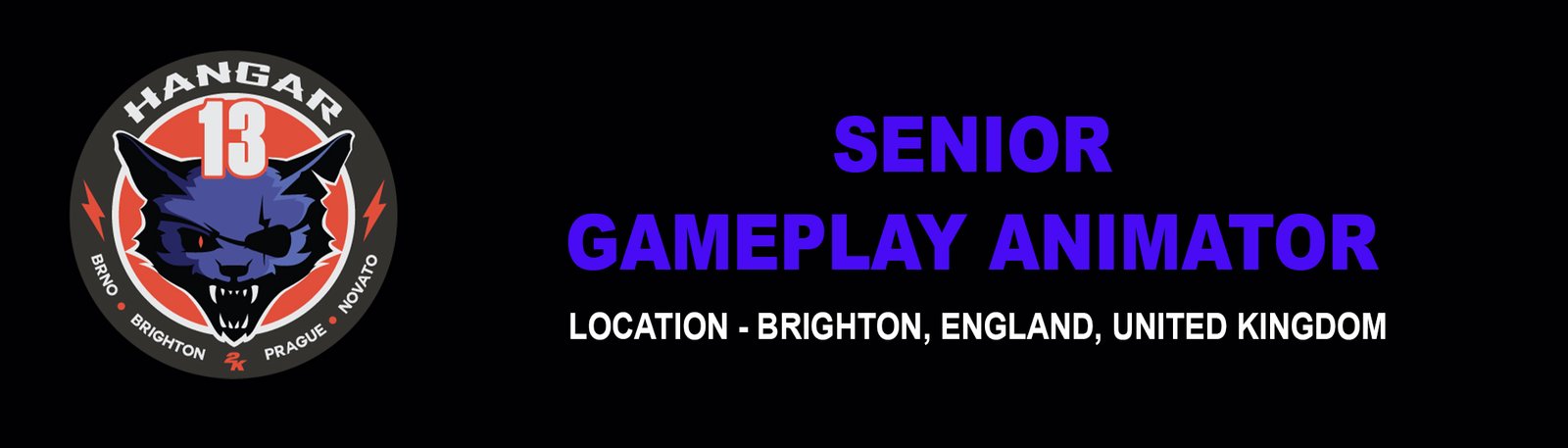 Gameplay Animator jobs Brighton - Hangar 13 % festybay Animator jobs Brighton_banner