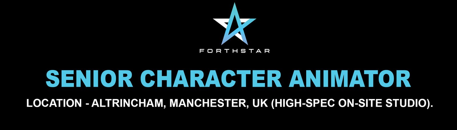 ForthStar hiring Senior Character Animator, Manchester % festybay ForthStar games_banner