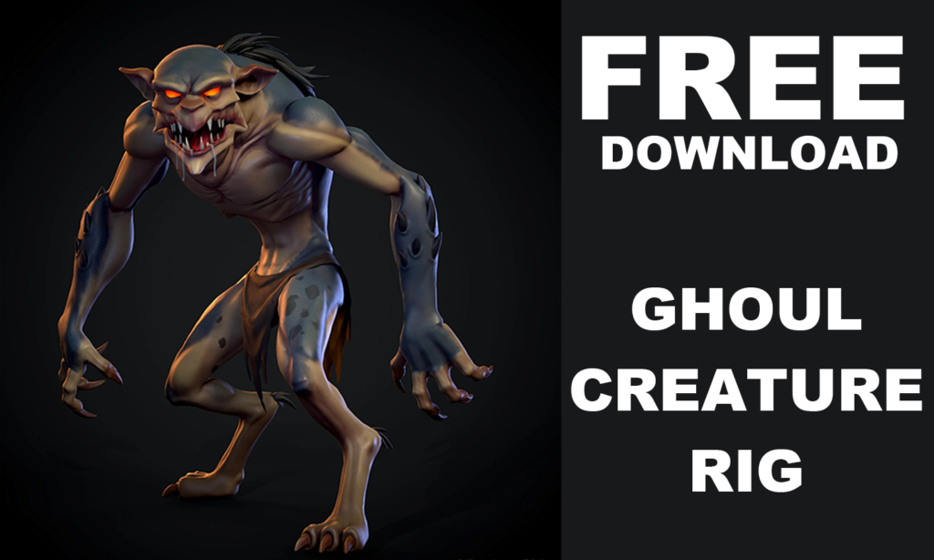 Free Ghoul creature RIG_01