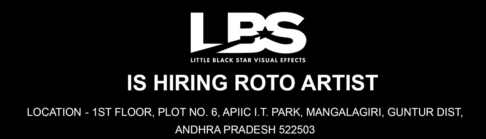 Jobs in andhra pradesh_LittleBlackStar Visual Effects_banner