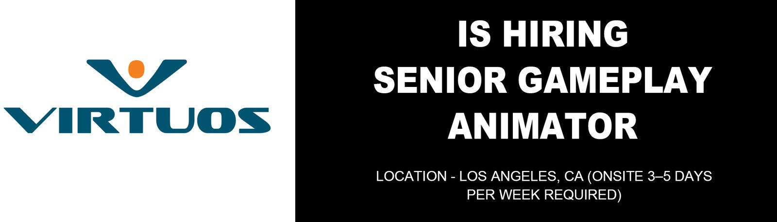Senior Gameplay animator_banner