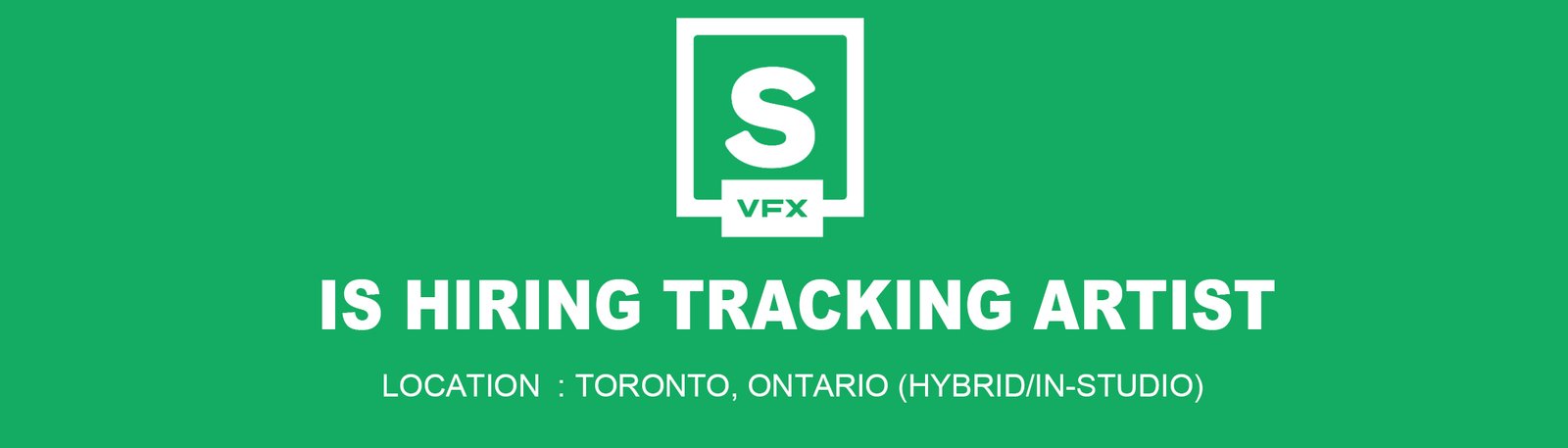 Tracking artist job in Toronto 2026 - Soho VFX