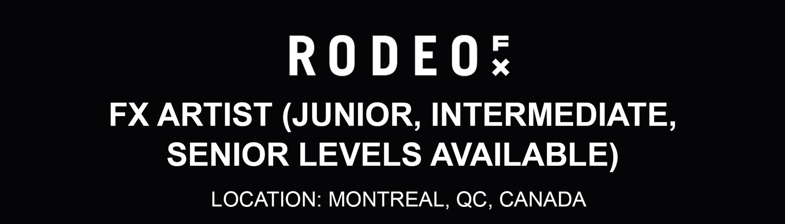 fx artist jobs canada_Rodeo FX