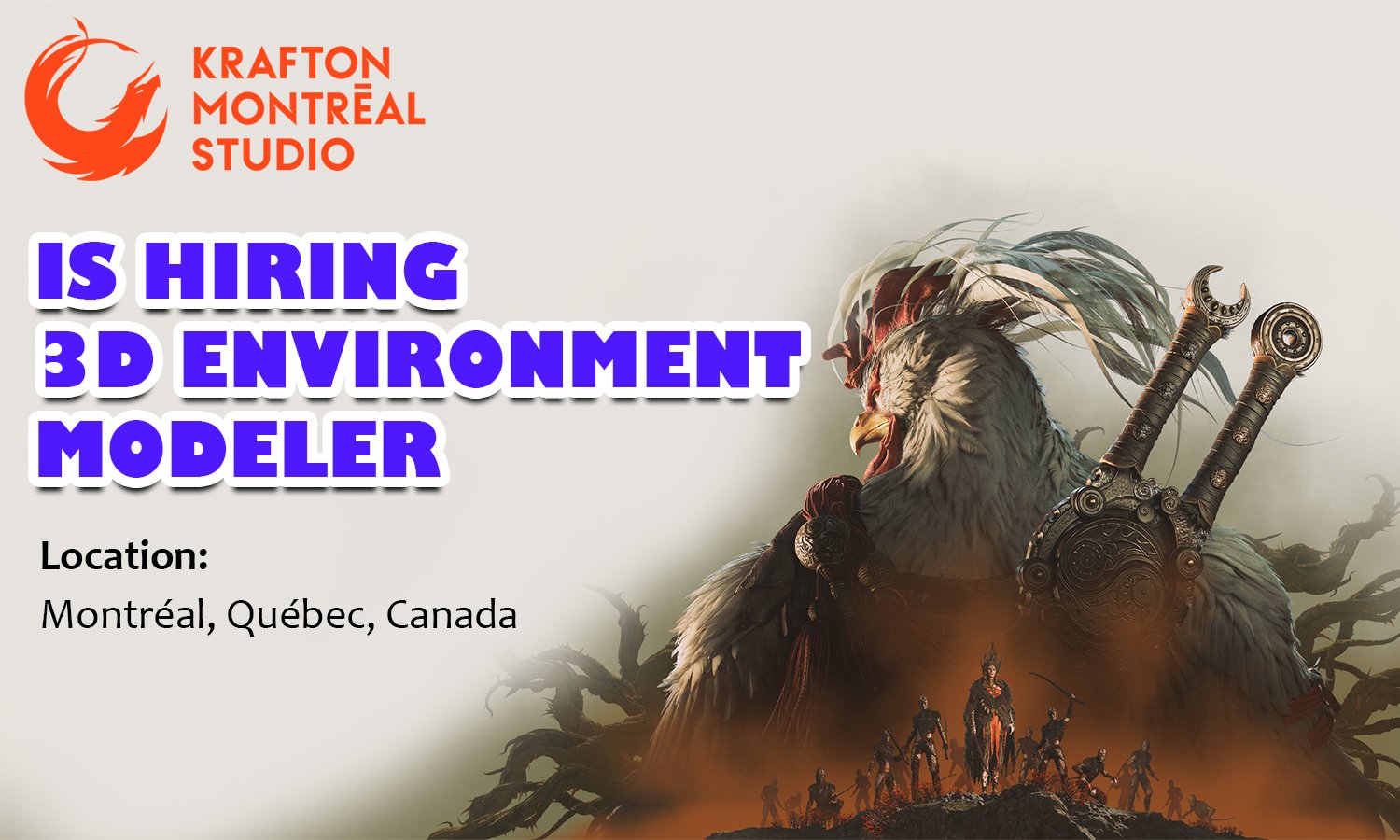 3D Environment Modeler at KRAFTON Montréal
