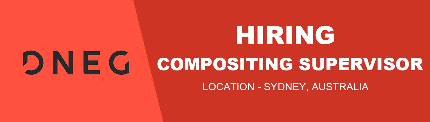 Australia jobs DNEG Compositing Supervisor,