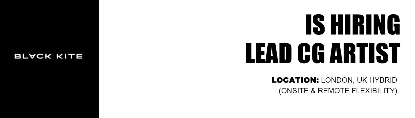 Black Kite Studios hiring Lead CG Artist, UK 2026