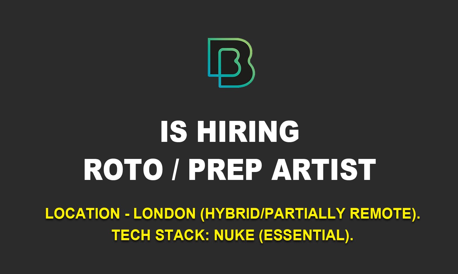 BlueBolt Uk hiring Roto_Prep Artist,2026