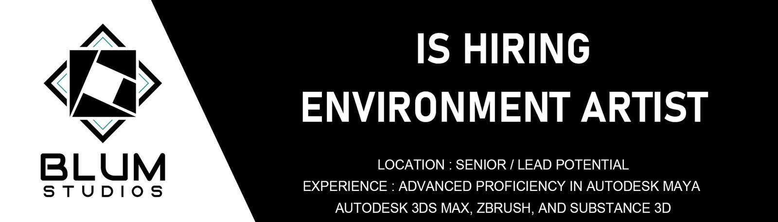 Blum Studio hiring Environment Artist, Remote