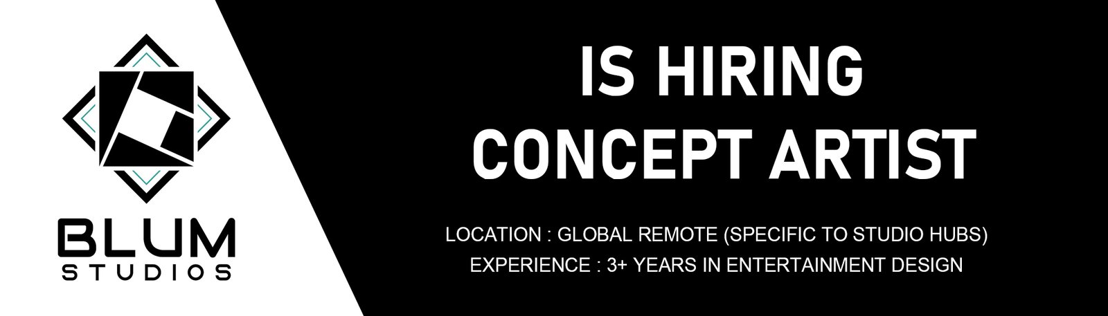 Blum Studios hiring Concept Artist, Remote