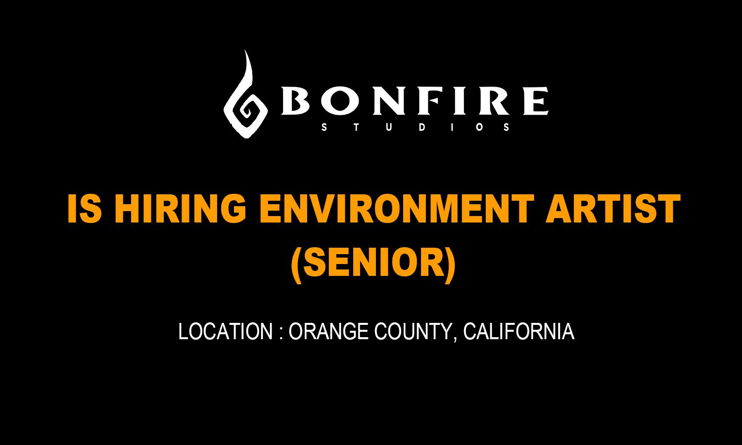 Bonfire Studios hiring Environment Artist (Senior), California % festybay Bonfire Studios hiring Environment Artist (Senior), California