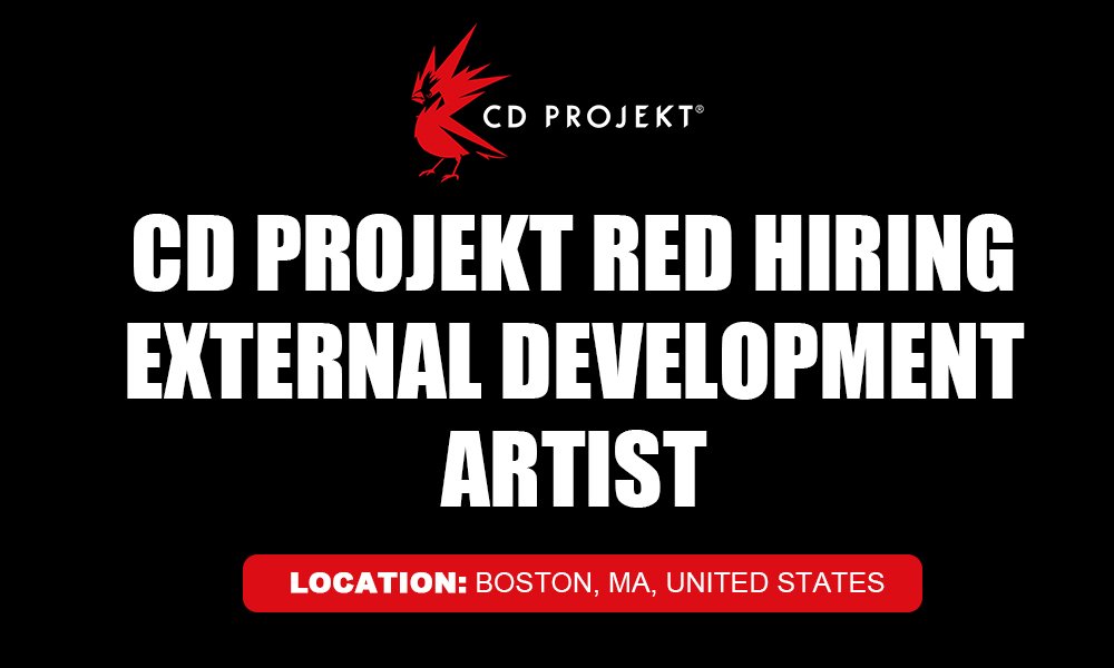CD PROJEKT RED hiring External Development Artist