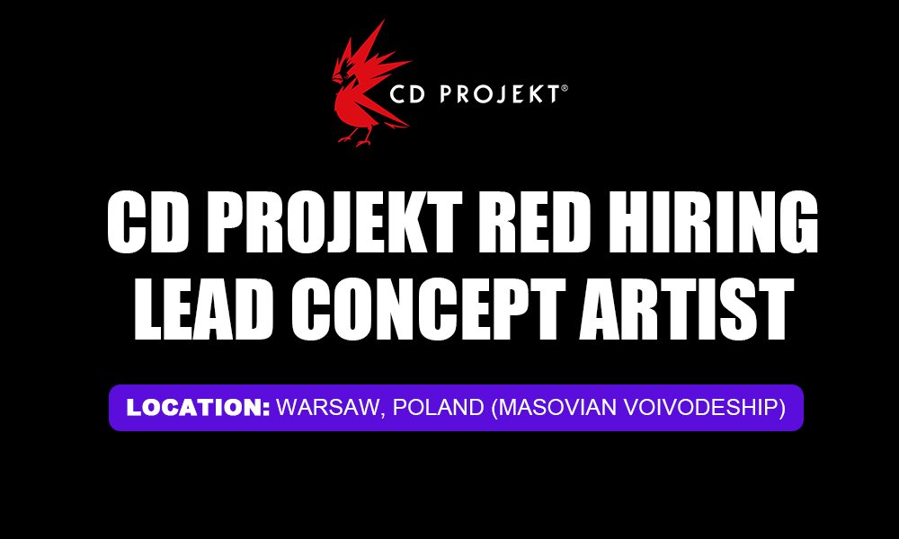 CD PROJEKT RED is looking Lead Concept Artist, Warsaw