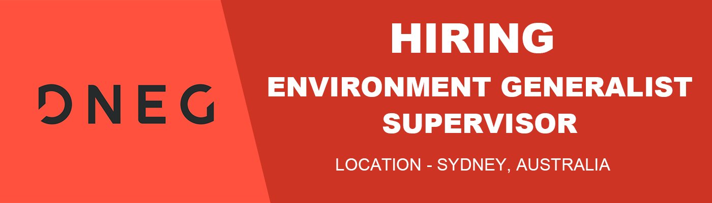 DNEG Environment Generalist Supervisor, 2026