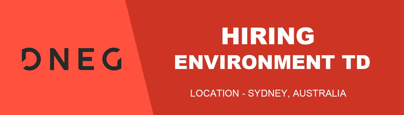 DNEG Senior Environment TD, Sydney