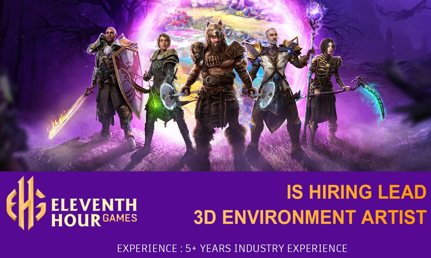 Eleventh Hour Games Lead 3D Environment Artist
