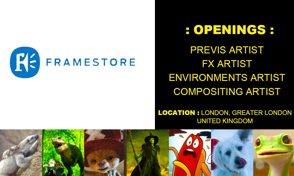 Framestore Jobs 2026 Internship Program