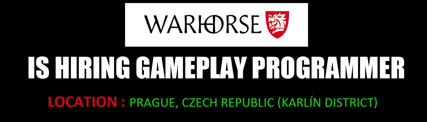 Gameplay Programmer at Warhorse Studios