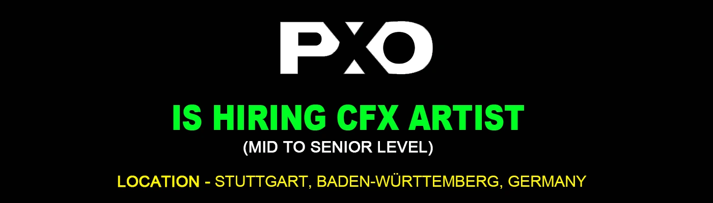 Hiring CFX Artist (Mid to Senior) at Pixomondo 2026
