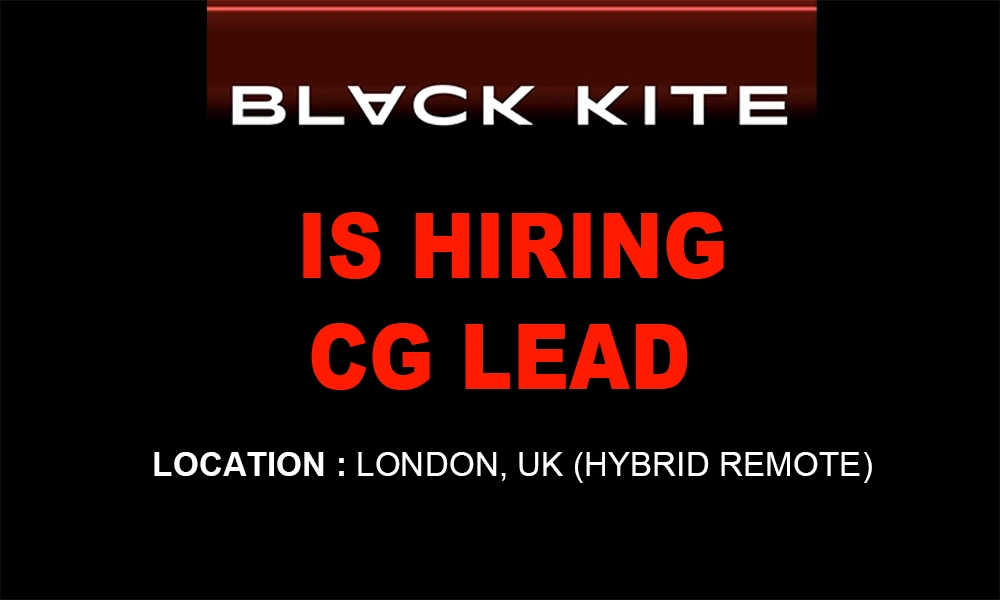 Hiring CG Lead Job at Black Kite Studios, 2026