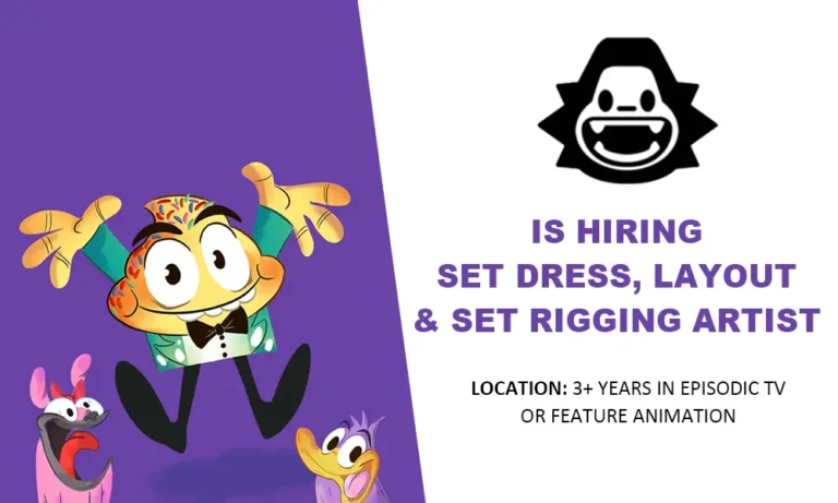Hiring Set Dress, Layout, & Set Rigging Artist at Mighty Yeti Studios
