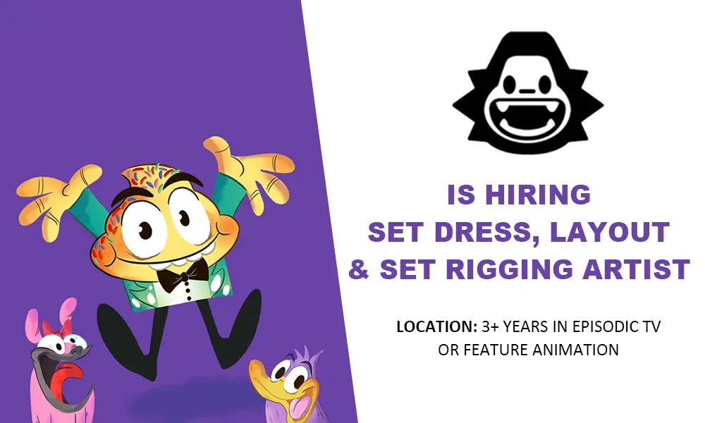 Hiring Set Dress, Layout, & Set Rigging Artist at Mighty Yeti Studios