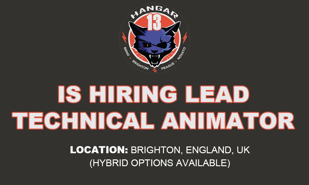 Hiring for Lead Technical Animator at Hangar 13