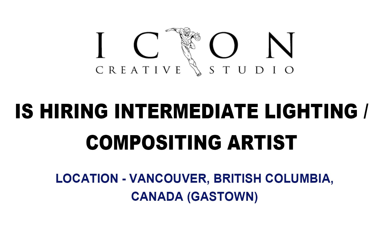 Intermediate Lighting_Compositing Artist at ICON Creative Studio