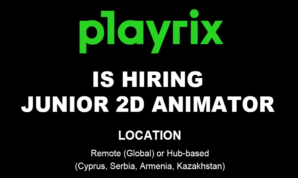 Junior 2D Animator – Join the Playrix Flagship Animation Team
