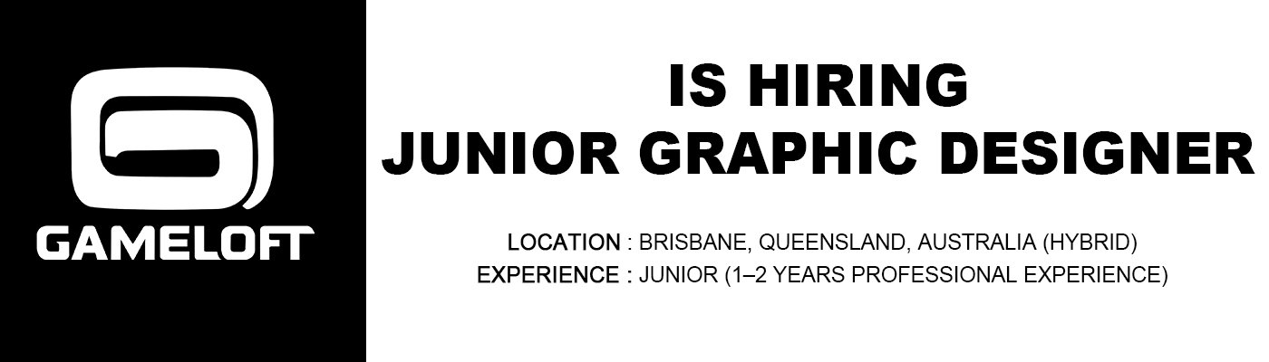 Junior Graphic Designer jobs at Gameloft Brisbane, 2026
