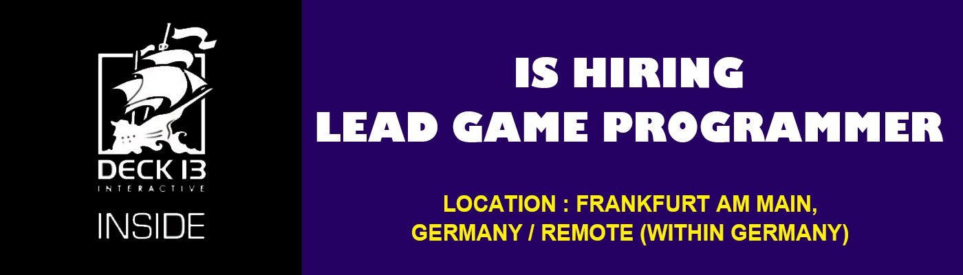 Lead Game Programmer at Deck 13 Interactive % festybay Lead-Game-Programmer-at-Deck-13-Interactive