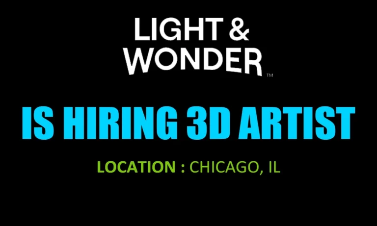 Light & Wonder is hiring 3D Artist