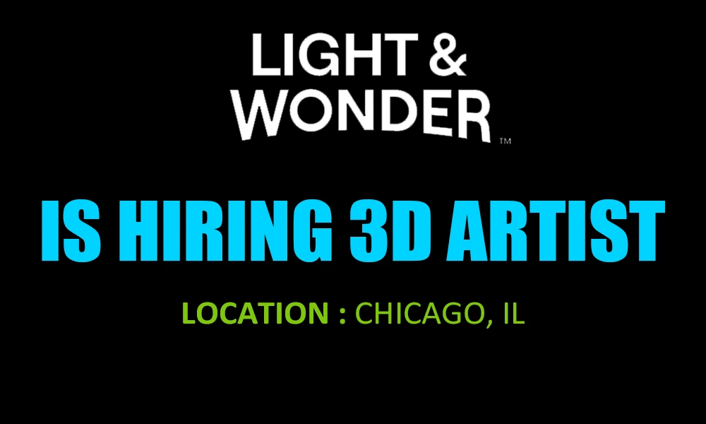 Light & Wonder is hiring 3D Artist