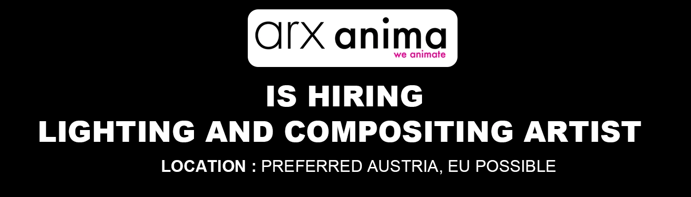 Lighting and Compositing Artist job at Arx anima