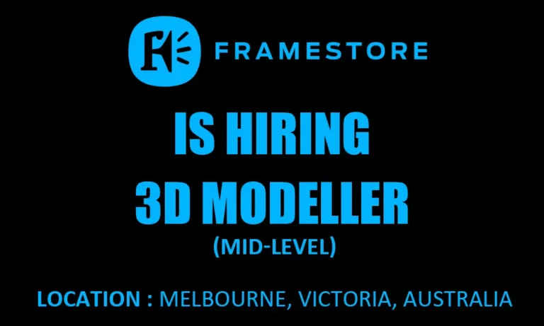 Mid-Level 3D Modeller at Framestore