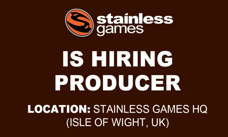 Producer at Stainless Games, 2026