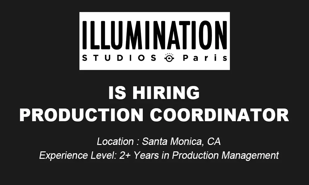 Production Coordinator job at Illumination, 2026