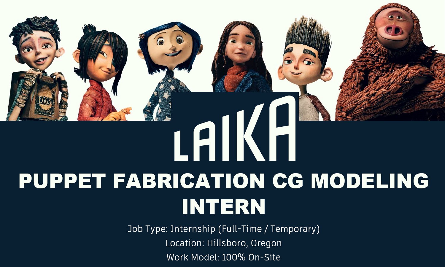 Puppet Fabrication CG Modeling Intern