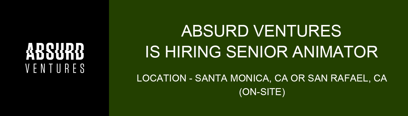 Santa Monica jobs 3d animator at Absurd Ventures