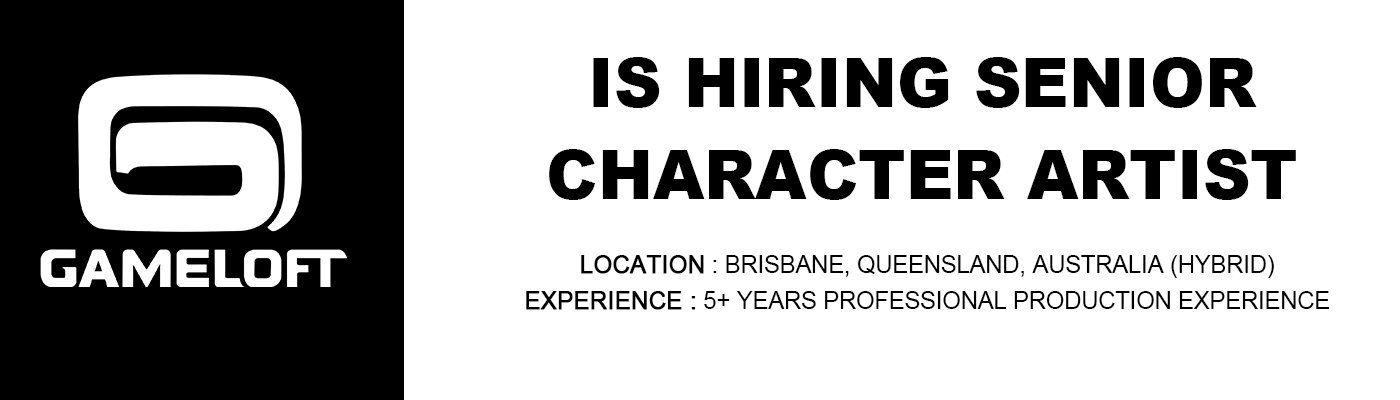 Senior Character Artist Unreal Engine Jobs Join Gameloft Brisbane